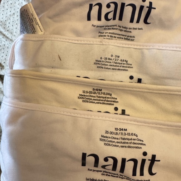 Bundle (4) Nanit Breathing Bands - Black, Green, Tan - Picture 2 of 2